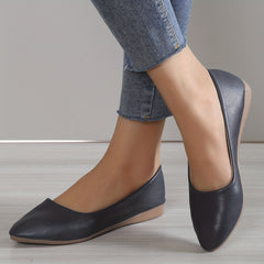 Women's Pointed Toe Ballet Flats Soft Sole Slip On Casual Shoes