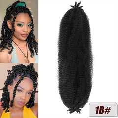 Pre Stretched Braiding Hair Spring Twist Braids Extensions