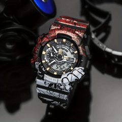Anime Graffiti Multifunctional Student Sports Boys Watch
