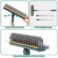 3-in-1 Floor Scrub Brush for Wall and Floors