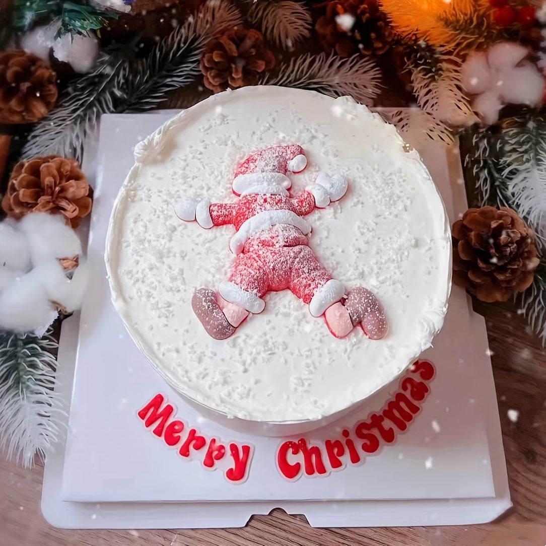 Funny Half Section Chimney Santa Claus Cake