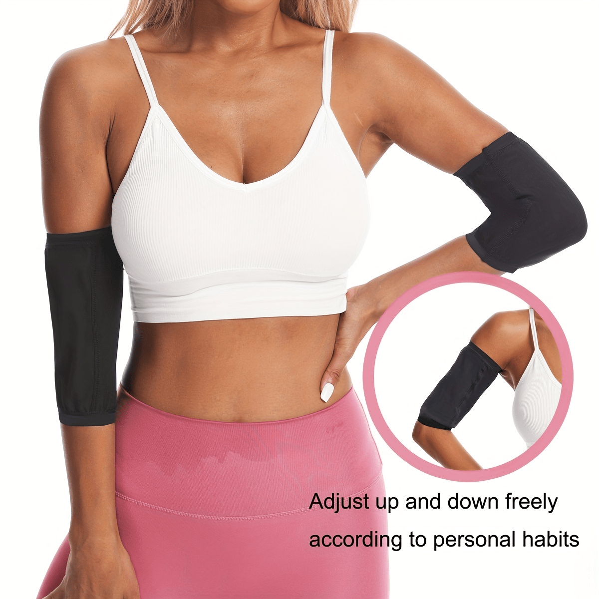 Arm Trimmers Sauna Sweat Arm Bands Arm Shaper Wraps Arm Trainer Sleeves