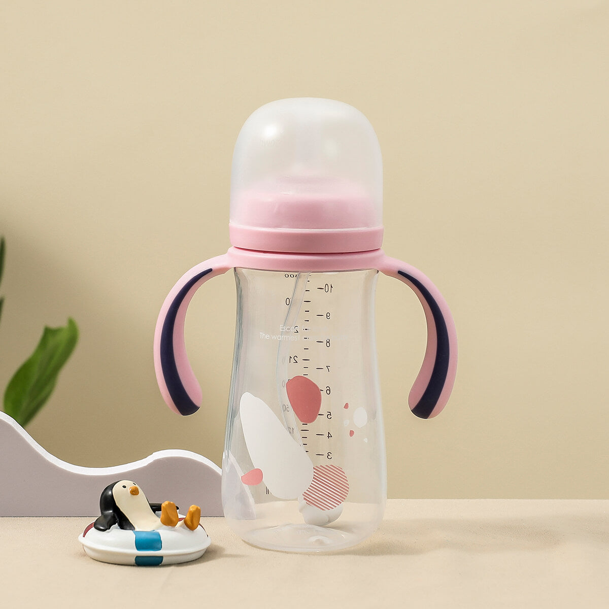 Family Newborn Feeding Bottle Sippy Cup for Infant Learning Drinking
