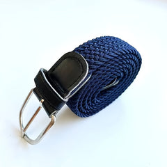 Canvas Elastic Braided Punch Belt Casual Belt For Men