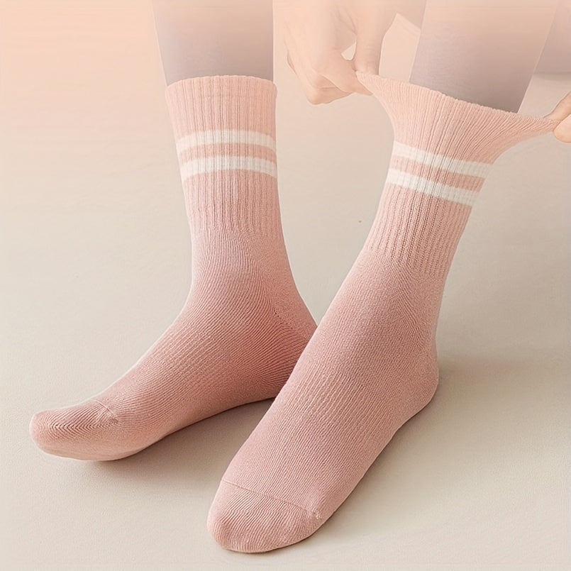 Professional Non slip Mid Tube Yoga Socks With Grips