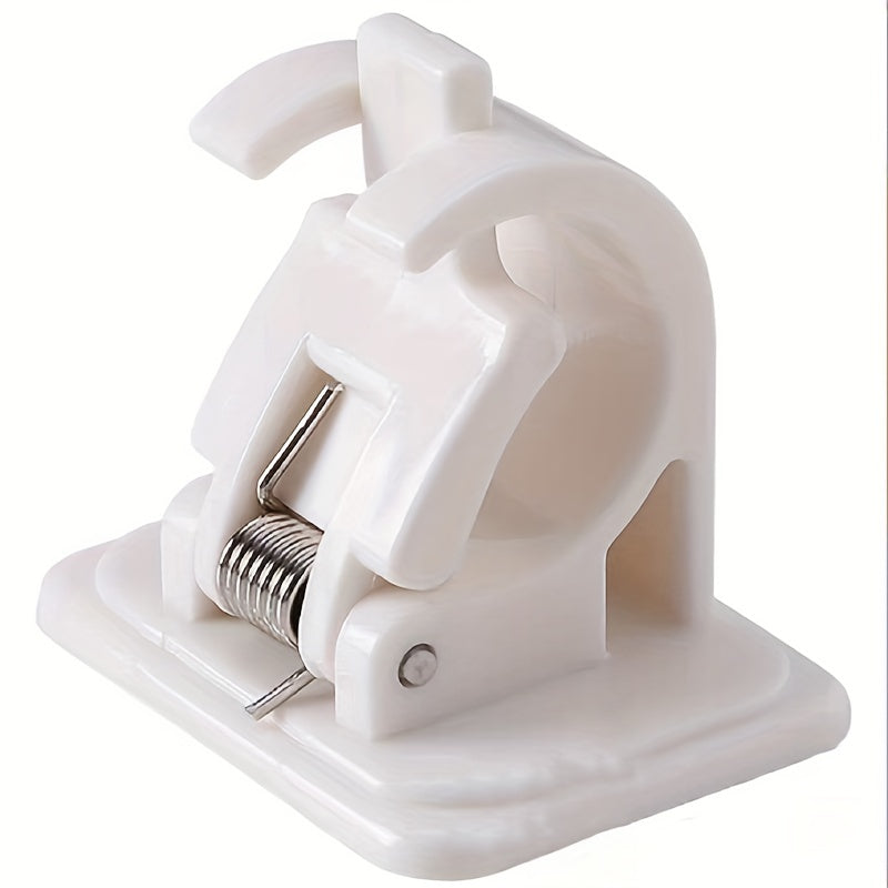 2pcs Punch Fishing Rod Holder Adhesive Hook For Home Decor
