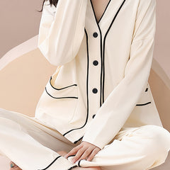 Women's Pajama Set Long Sleeve Top & Pants