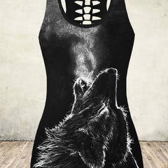 Wolf Graphic Tank Top for Women