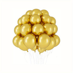 50pcs 30 48 Cm Metal Balloons Colorful Decoration with Pump