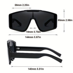 Men's Oversized Polarized Sunglasses Vintage Eyewear