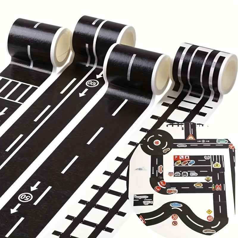 Creative Track Road Tape Toy Car Stickers Set