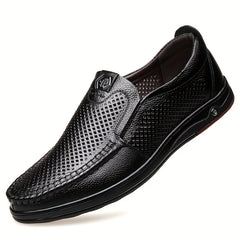 Men's Superfine Fiber Loafers Slip On Dress Shoes