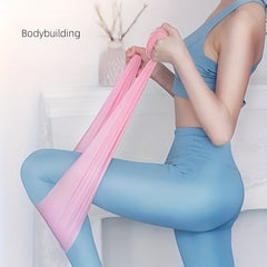 Yoga Elastic Resistance Band for Body Slimming Soft Stretching Tension Band