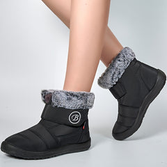 Thermal Fur Lined Snow Boots Plush Winter Keep Warm Wear Resistance