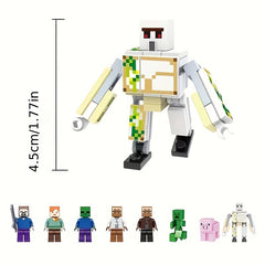 4 in 1 Mine Block Set - Build Your Own Scenes & Perfect Gift