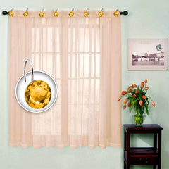 12pcs Yellow Acrylic Rhinestone Shower Curtain Hooks