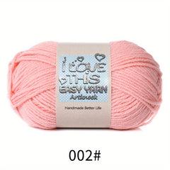 Acrylic Rayon 4ply Milk Yarn Hand Knitting Crochet Worsted 110m 47g