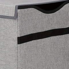 Extra Large Kids Toy Organizer Collapsible Grey Storage Bin
