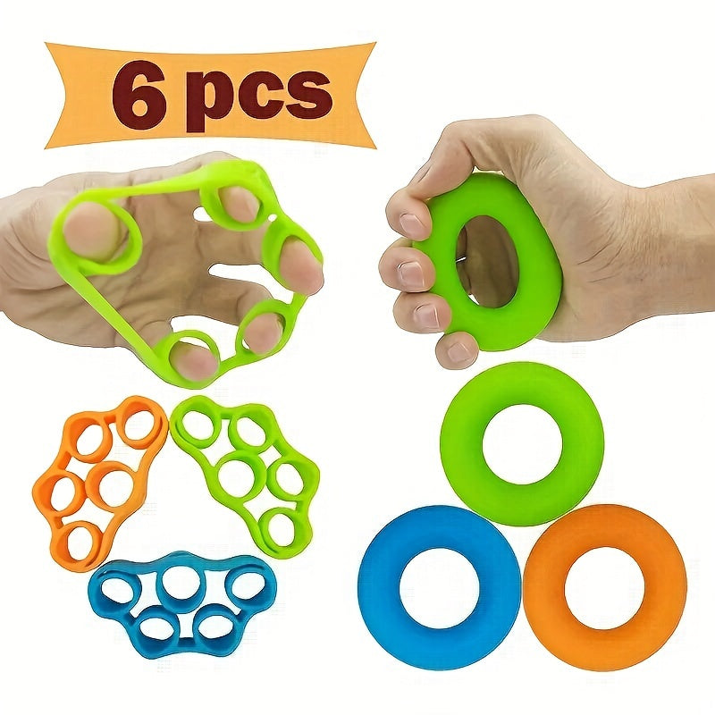 Hand Grip Ring & Finger Stretcher Set for Hand Strength Training
