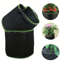 Plant Grow Bags Garden Fabric Pots Aeration Heavy Duty Nonwoven Handles