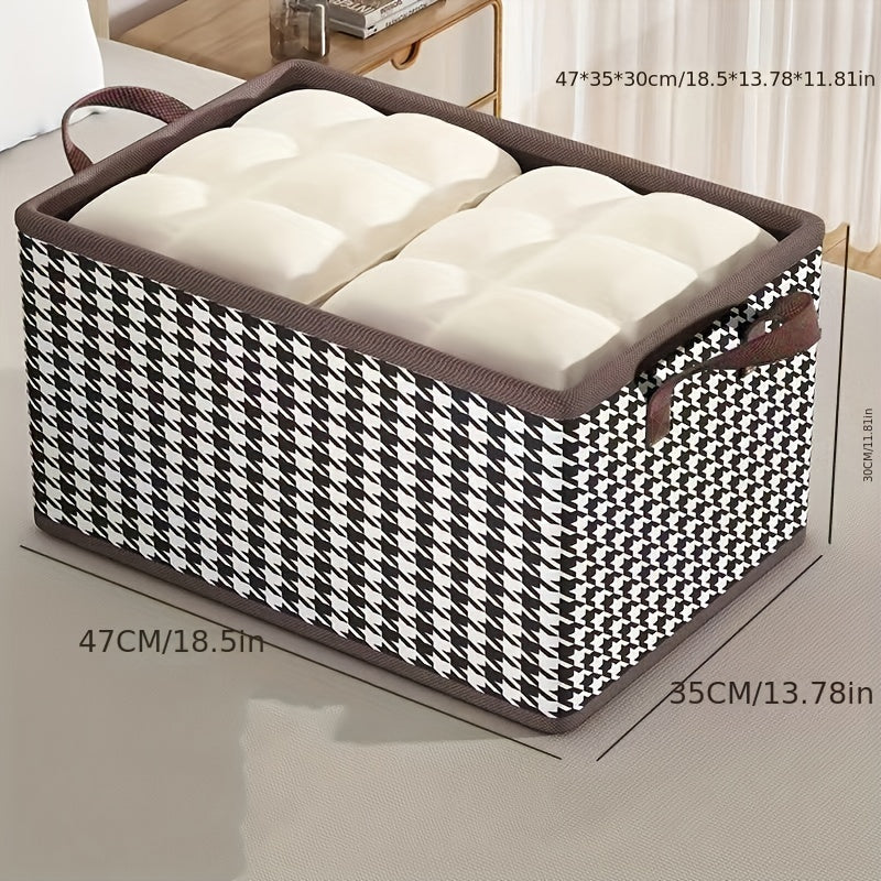 1pc Houndstooth Clothes Organizer S-XL Divider for Jeans T-shirts