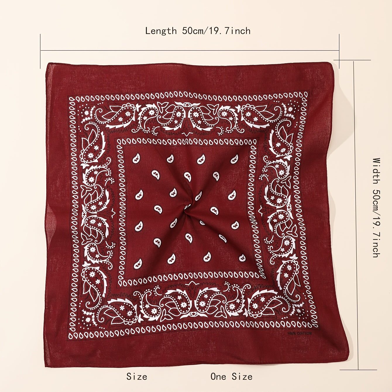 12pcs Paisley Print Scarf 50 04cm Small Square Neckerchief Hip hop Bandana