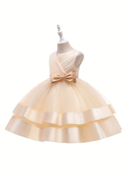 Toddler Girls Tutu Princess Dress Sleeveless Tulle Puffy Dress