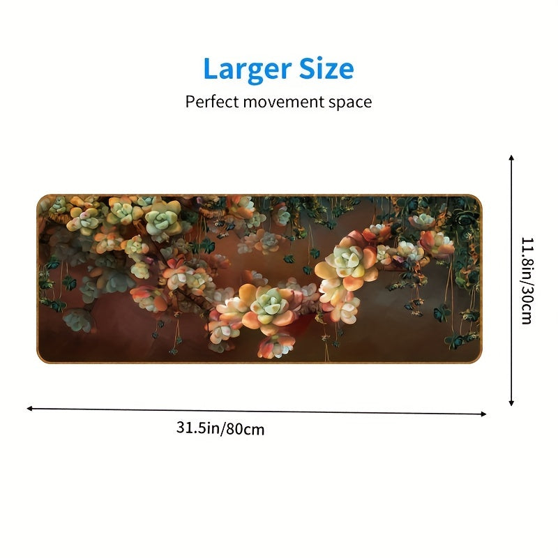Fleshy Flower Mousepad Anti-skid Rubber Base Keyboard Mousepad