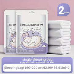3pcs Disposable Sleeping Bags Bed Sheet Thickened Vacuum Portable Sleeping Bag