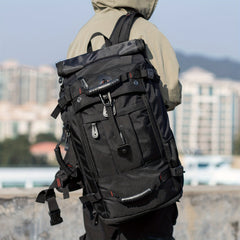 Men's Casual Travel Backpack Waterproof 40 64 Cm Laptop Backpack USB Port
