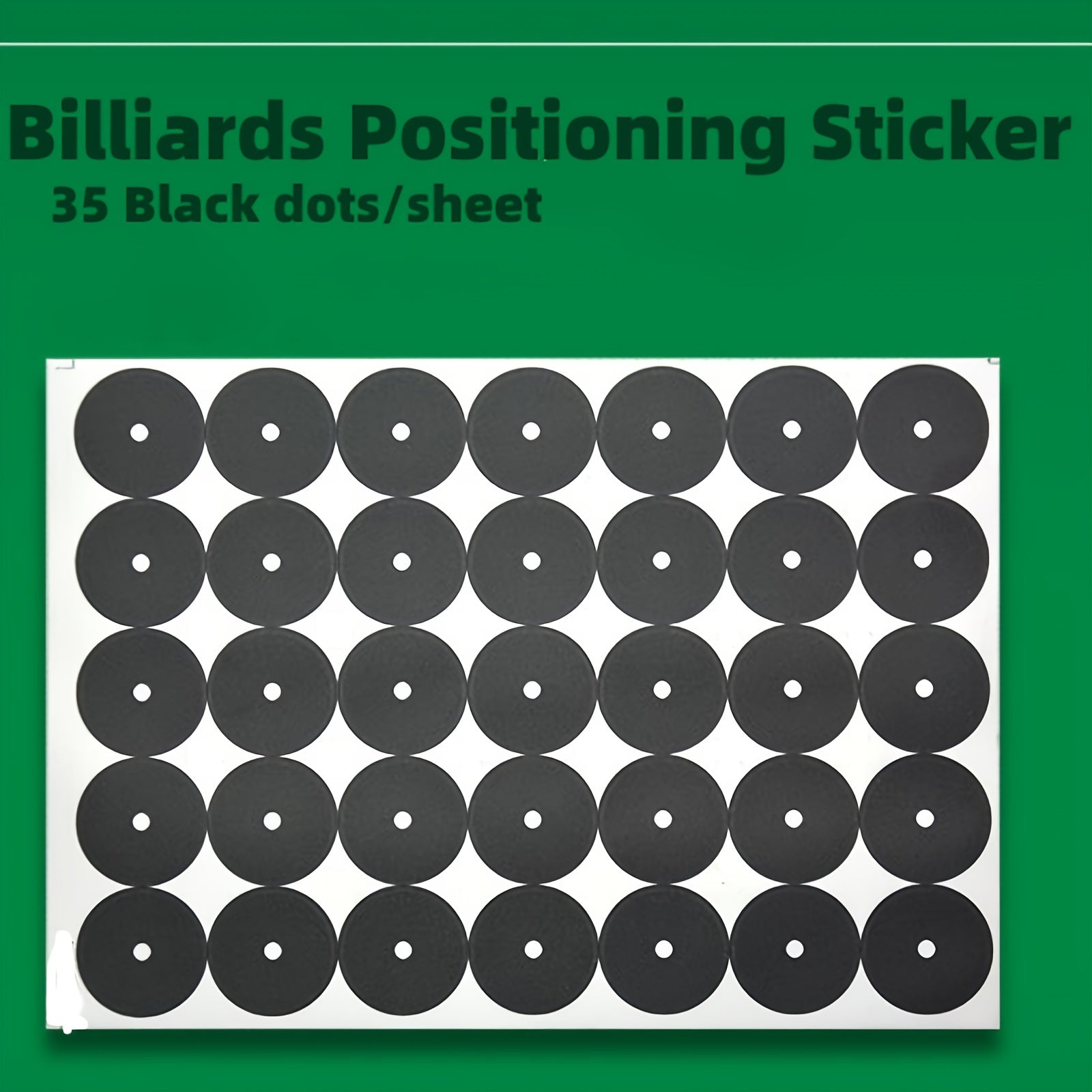 Billiard Table Positioning Stickers Circular Marking Stickers