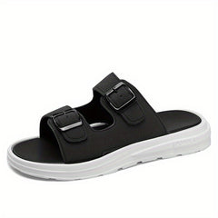 Men's Non Slip Platform Slides Comfortable Cloud Slides