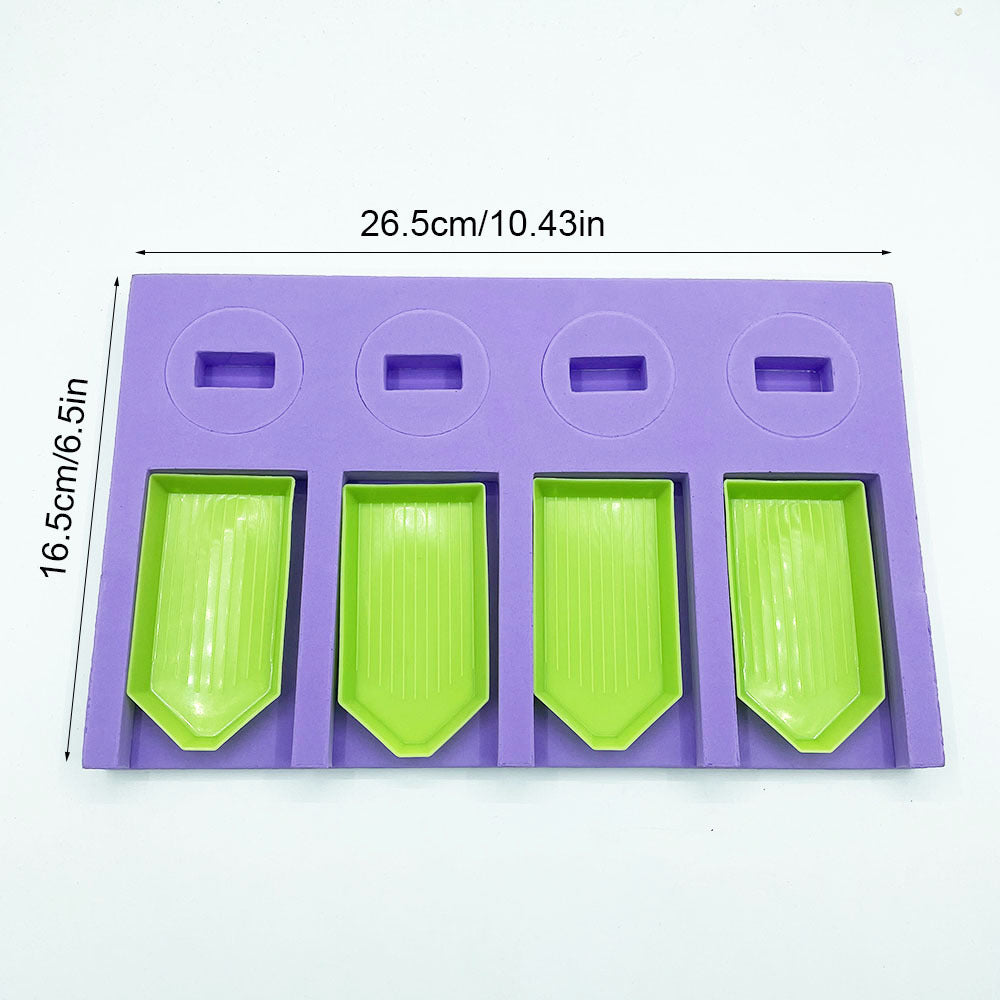 Foam Purple Diamond Painting Tool Tray Plate Organizer