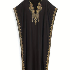 Boho Kaftan Dress Women's Plus Cover Up Dress