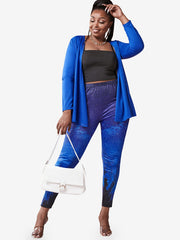 Women's Plus Galaxy & Tree Print Skinny Leggings