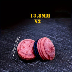 2pcs Pool Cue Tip Pool Stick Tips Pool Cue Tips Replacement Billiards Accessorie