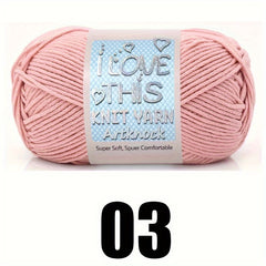 Soft Textured Crochet Yarn for DIY Arts Crafts