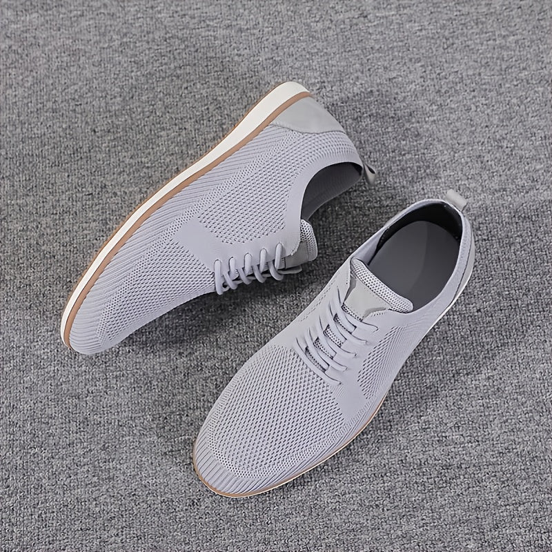Men's Lightweight Mesh Casual Oxford Sneakers