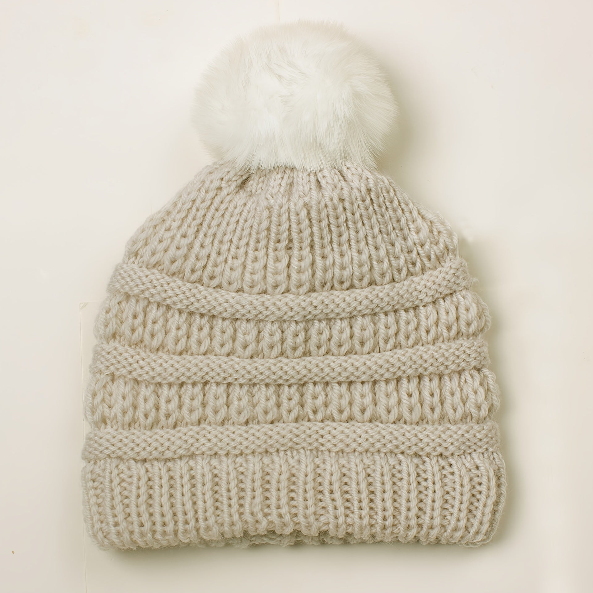 Newborn Infant Pom Knit Beanie Hat 0-2 Year