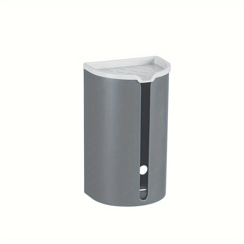 Wall Mounted Grocery Bag Holder with Lid