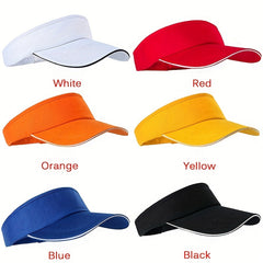 Unisex Summer Visor Hat Lightweight Casual Adjustable Sport Golf Tennis Cap