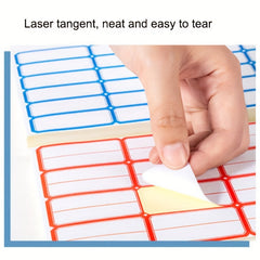 10pcs Blank Self-adhesive Labels for Shopping Mall Classification