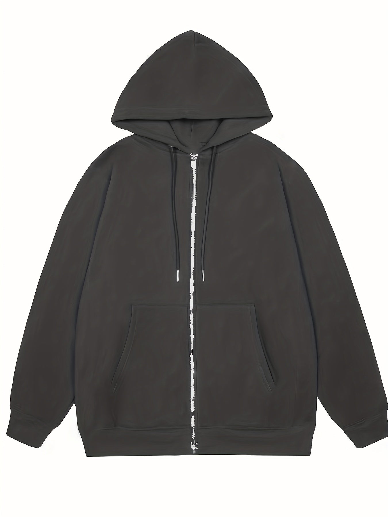 Solid Kangaroo Pocket Hoodie Casual Long Sleeve Hoodies Sweatshirt