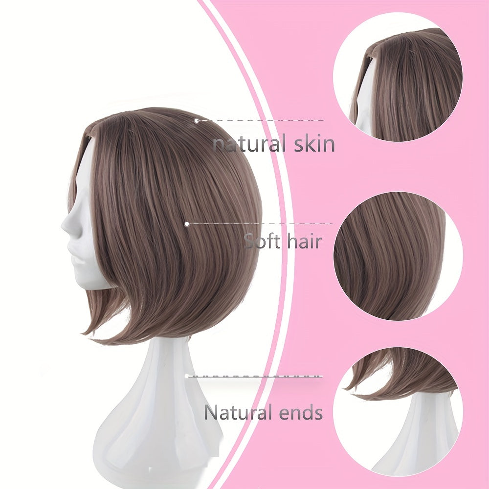 Men's 14Inch Light Brown Anime Costume Wig