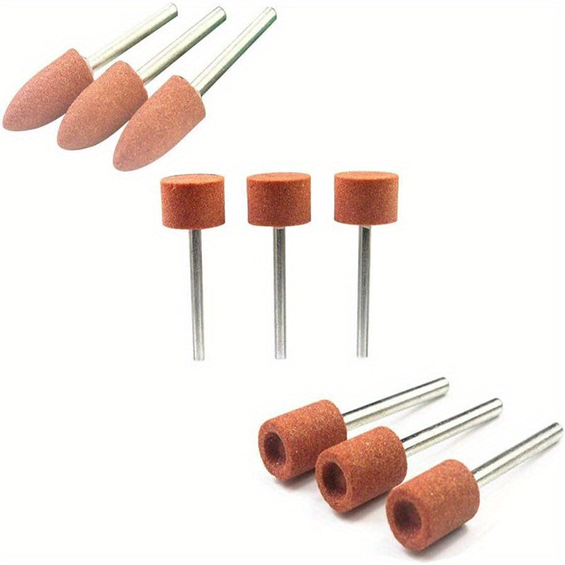 60pcs Grinding Stone Set 2" Shank Sanding Drill Bit Rotary Tool Flap Wheel