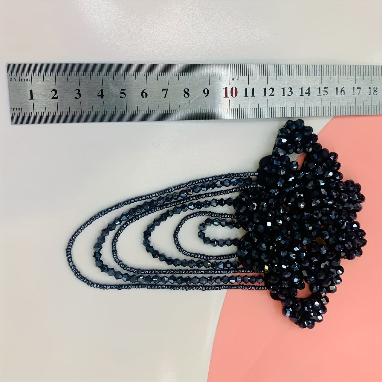 Men's Golden Bead Fringe Flower Costume Jewelry Accessory for Parties