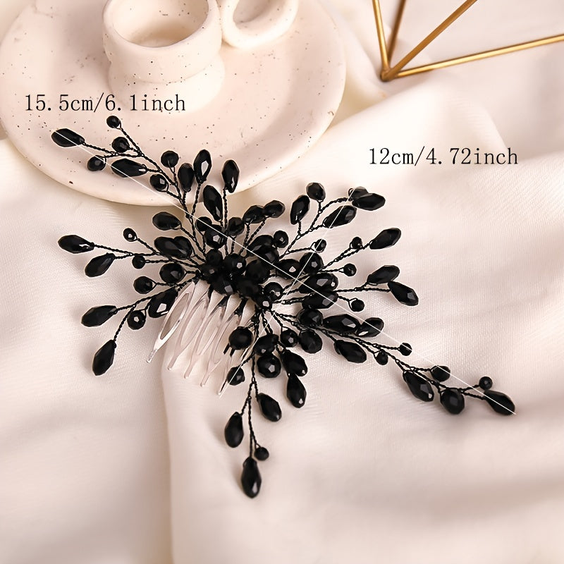 Bridal Crystal Hair Pins Wedding Back Comb Hair Accessories