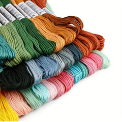 250pcs Embroidery Thread Cross Stitch Sewing Skeins Embroidery Floss Kit