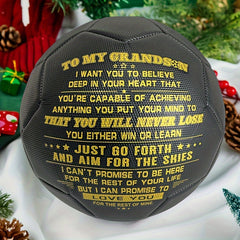Special Soccer Ball for Grandchildren, Christmas Gift