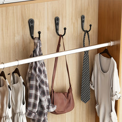 Heavy Duty Metal Double Hooks for Towels and More